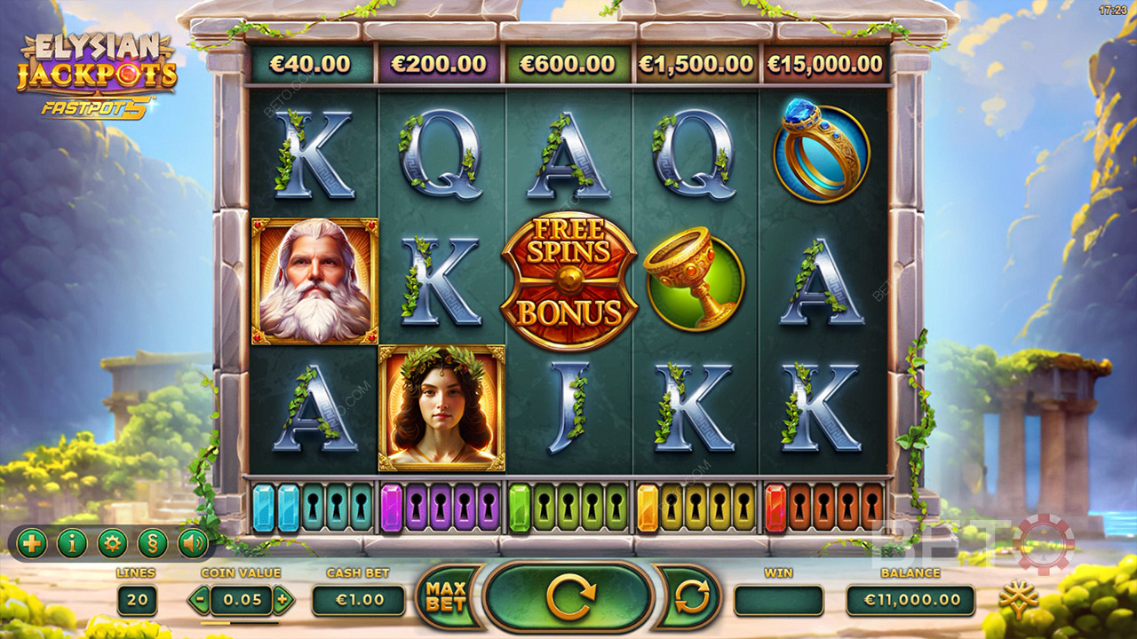 Elysian Jackpots เล่นฟรี