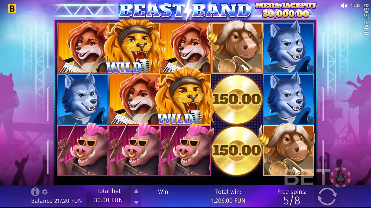 รีวิว Beast Band โดย BETO Slots