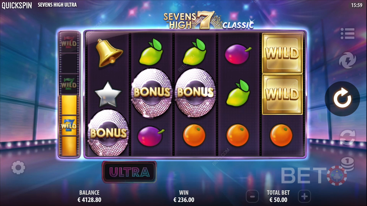 รีวิว Sevens High Ultra โดย BETO Slots