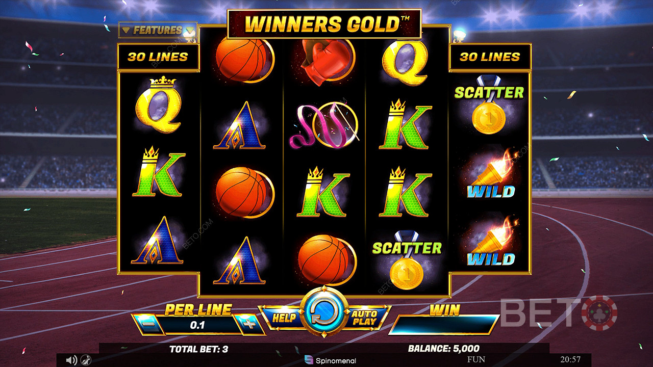 Winners Gold เล่นฟรี
