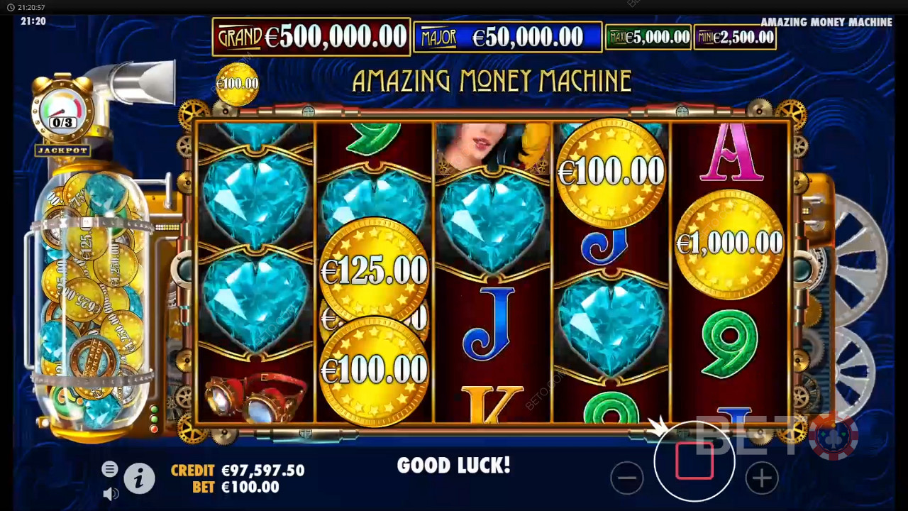 รีวิวเครื่องเงินที่น่าทึ่งโดย BETO Slots