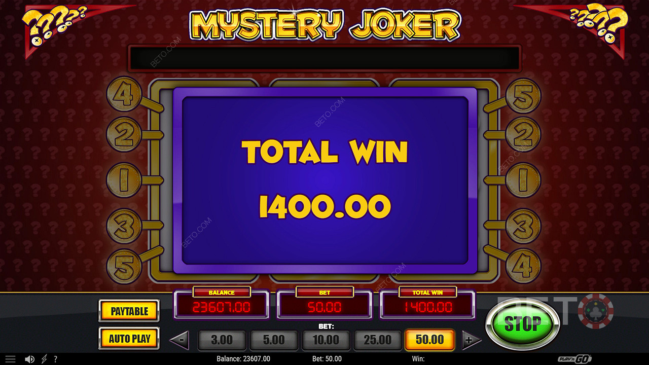 ชนะ 6,020 เท่าของเงินเดิมพันของคุณในสล็อตวิดีโอ Mystery Joker!