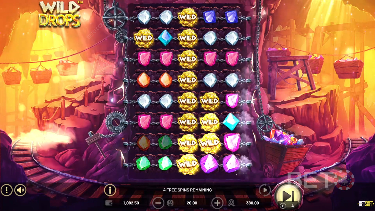 รีวิว Wild Drops โดย BETO Slots