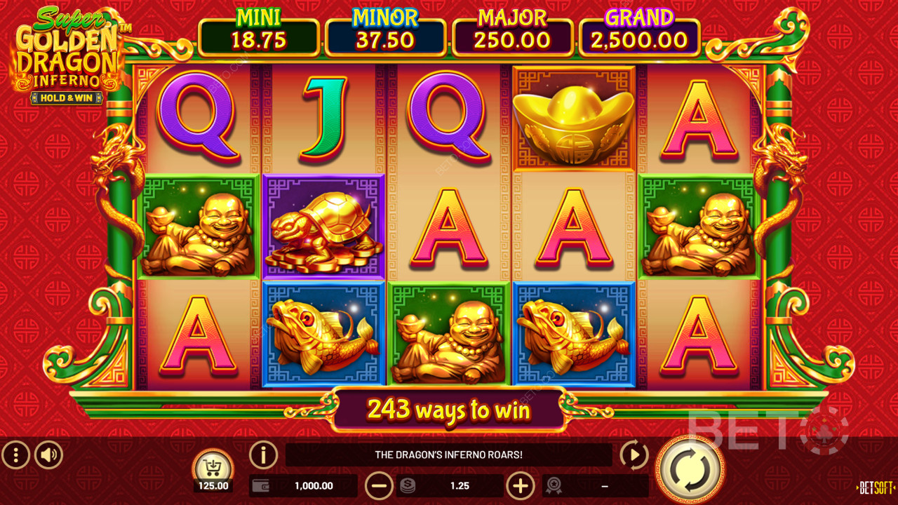 รีวิว Super Golden Dragon Inferno จาก BETO Slots