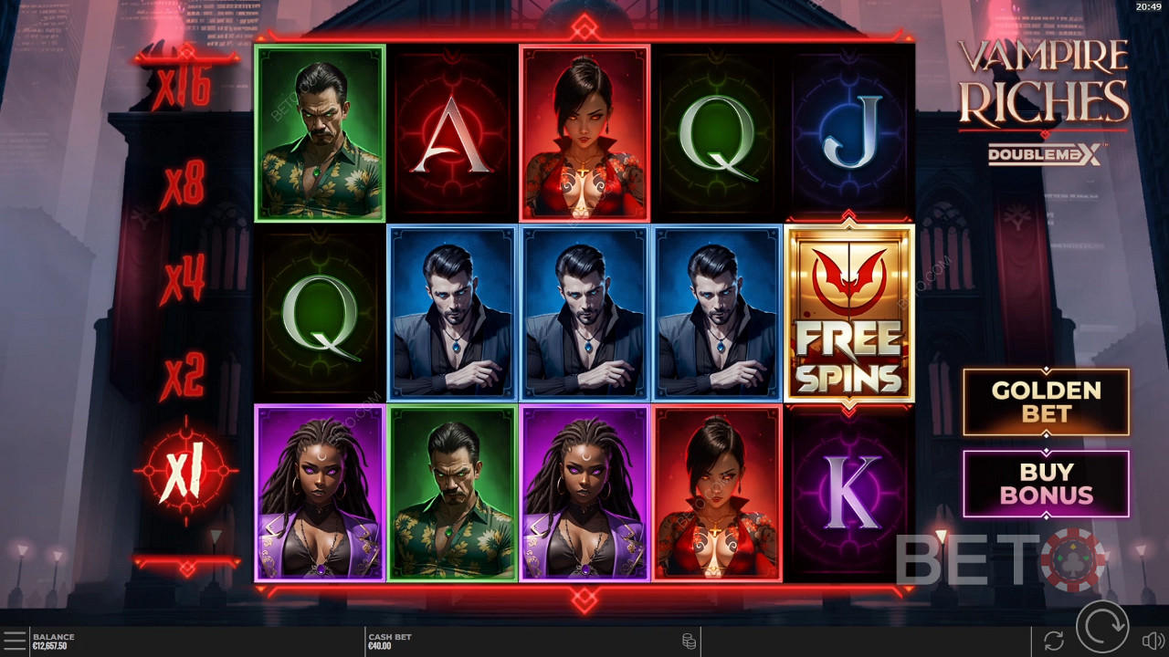 Vampire Riches DoubleMax  เล่นฟรี