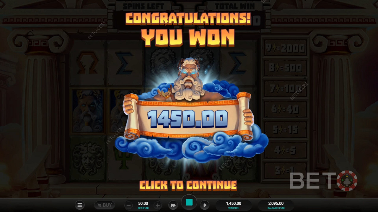 รับรางวัล 2,000x เดิมพันของคุณในสล็อตออนไลน์ Titan Strike!