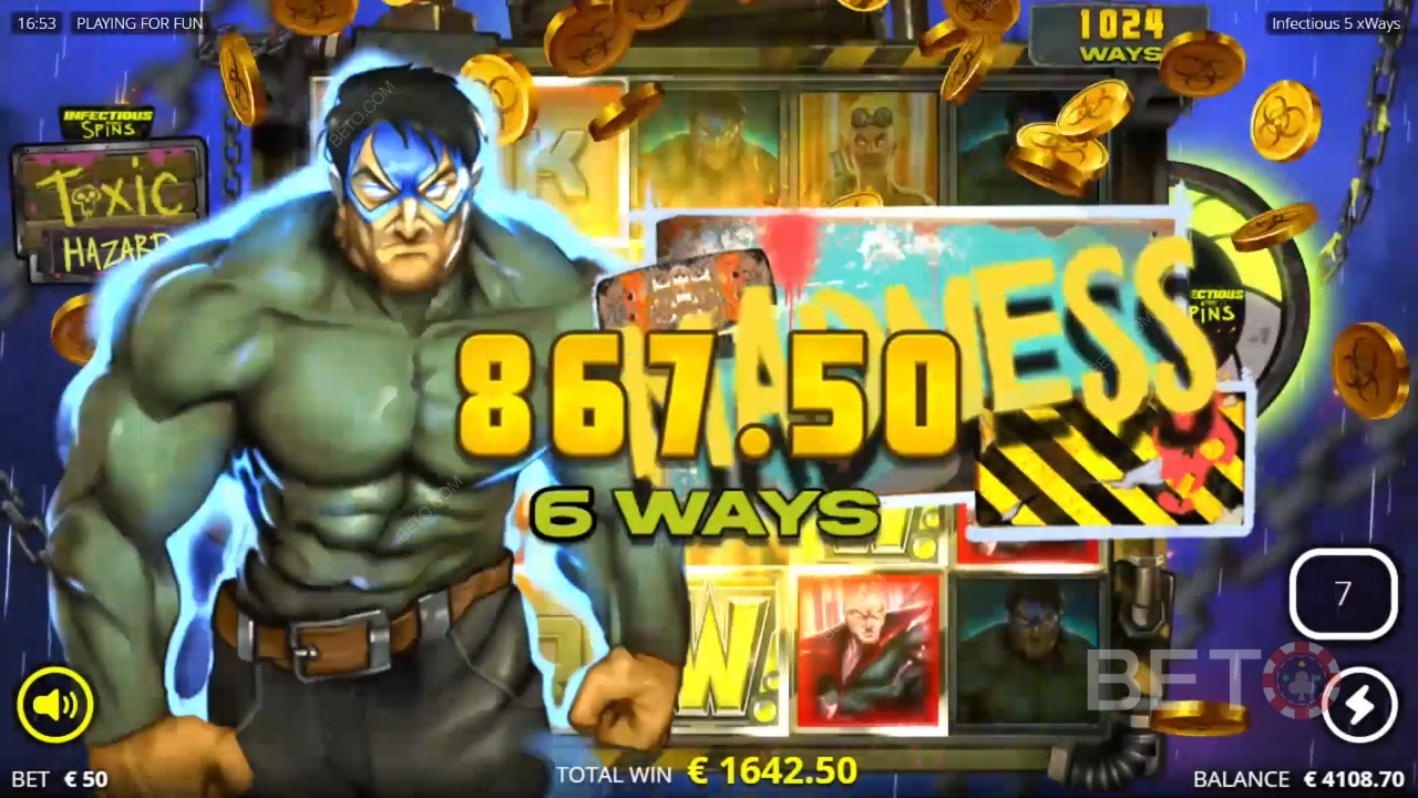 รีวิวเกม Infectious 5 โดย BETO Slots
