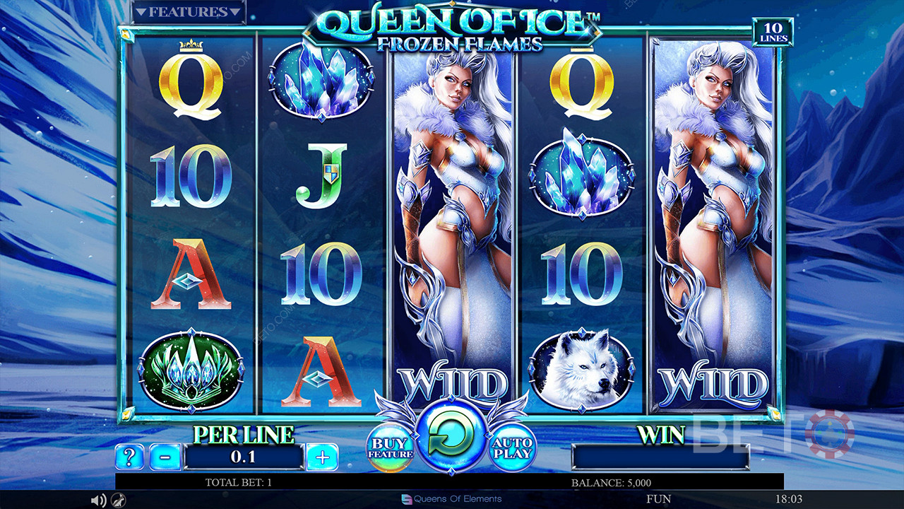 Queen of Ice Frozen Flames  เล่นฟรี