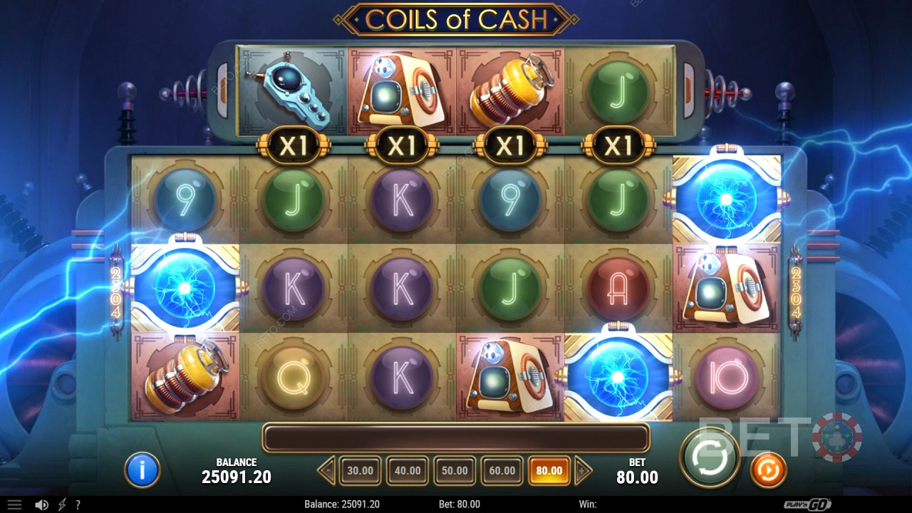 Coils of Cash เล่นฟรี