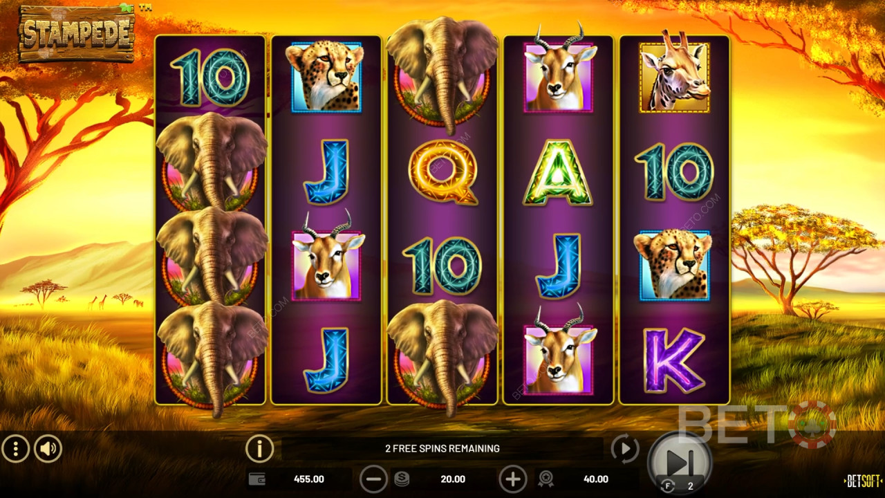 รีวิว Stampede โดย BETO Slots