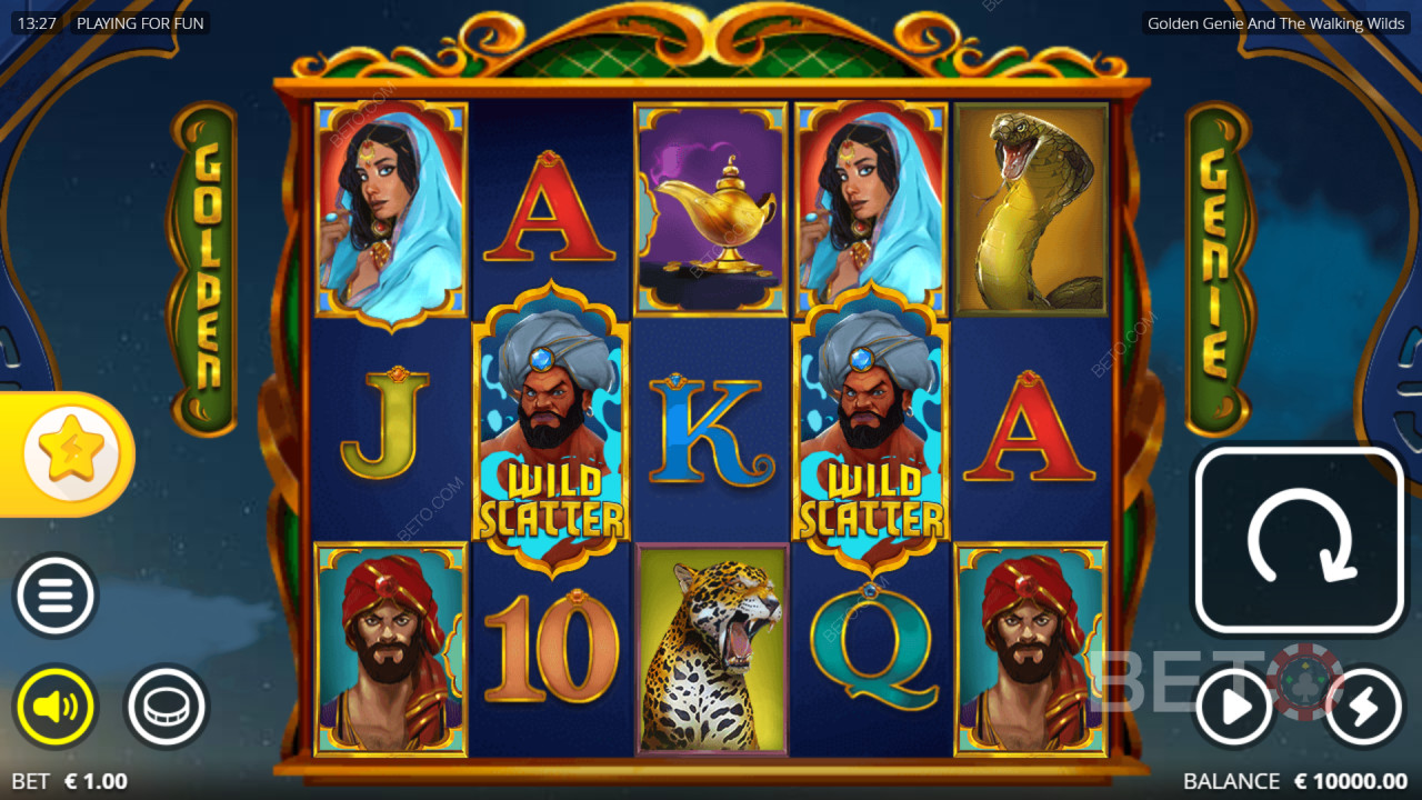 รีวิว Golden Genie โดย BETO Slots