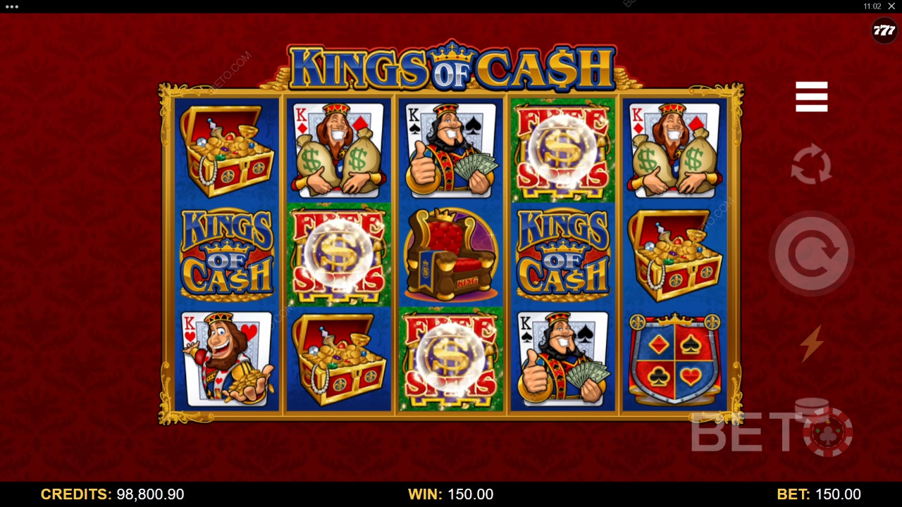 รีวิว Kings of Cash โดย BETO Slots
