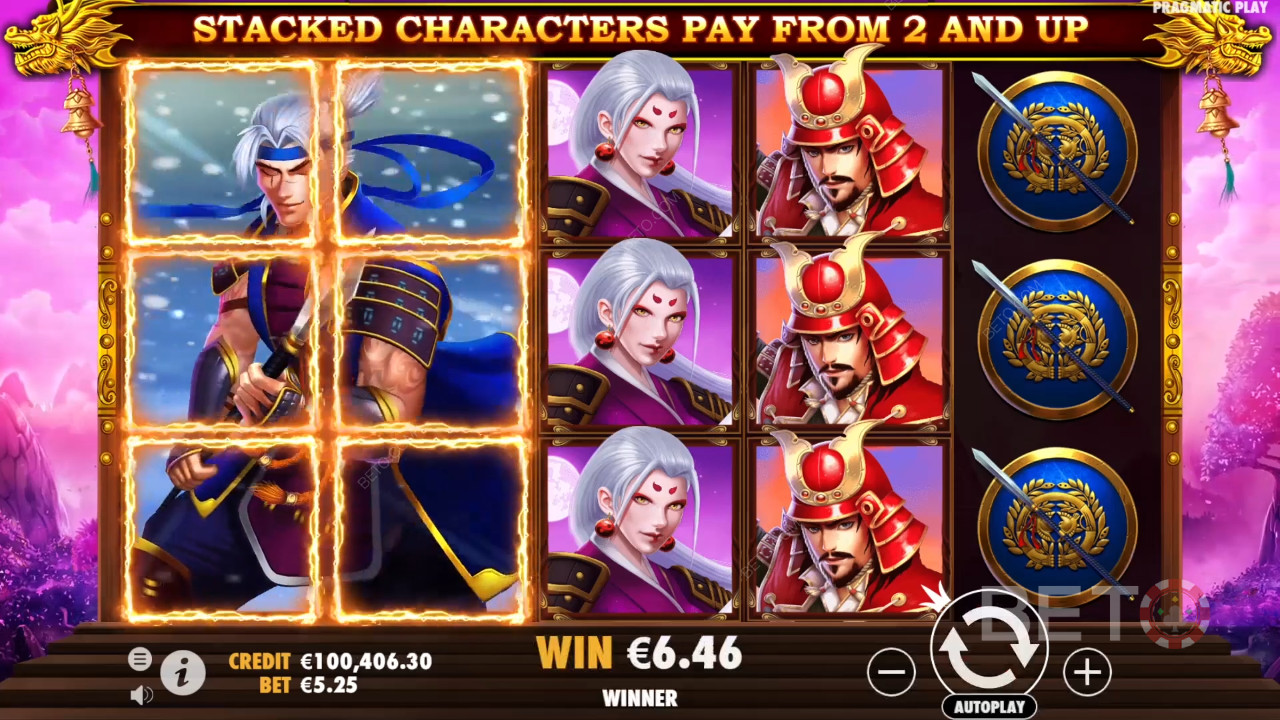 วิธีเล่นเกม Rise of Samurai ของ Pragmatic Play