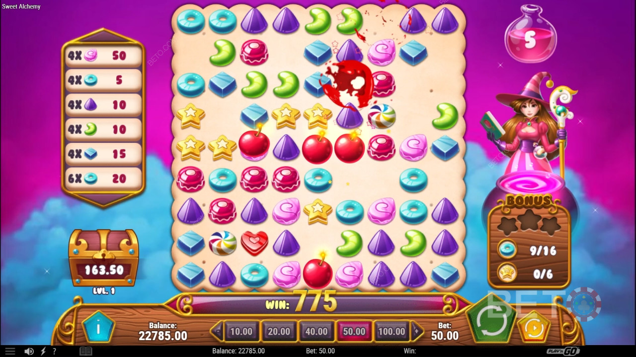 รีวิว Sweet Alchemy โดย BETO Slots