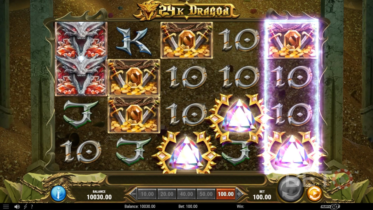 รีวิว 24K Dragon โดย BETO Slots