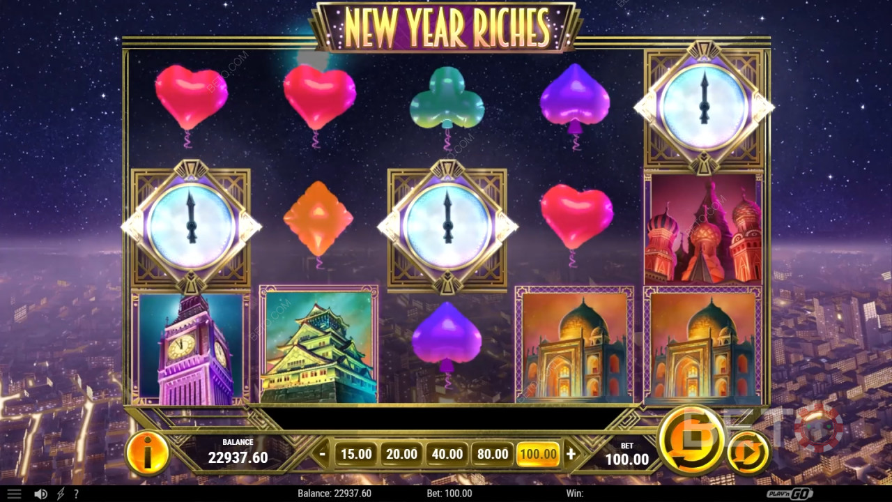 รีวิว New Year Riches โดย BETO Slots