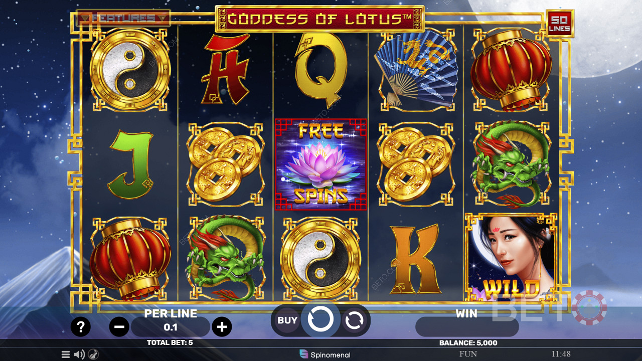 Goddess Of Lotus เล่นฟรี