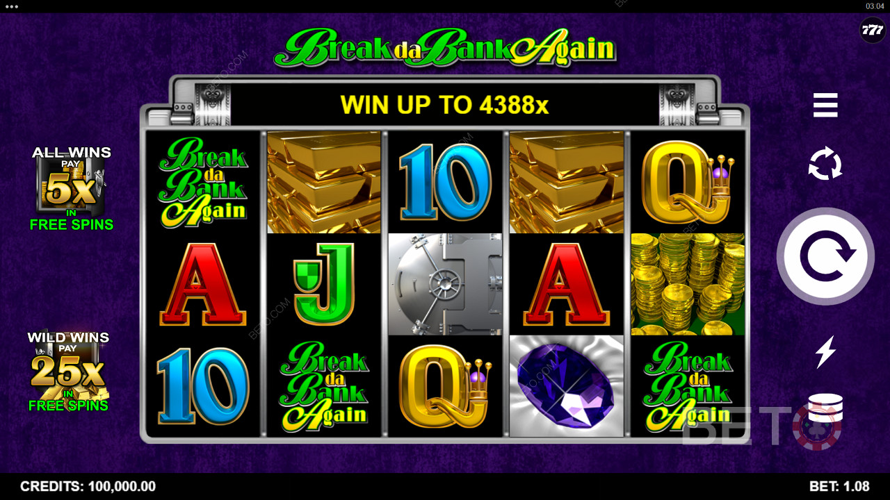 Break da Bank Again เล่นฟรี