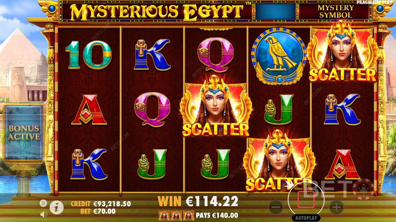 รีวิวอียิปต์ลึกลับโดย BETO Slots
