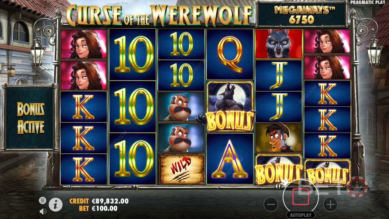 รีวิว Curse of the Werewolf Megaways โดย BETO Slots