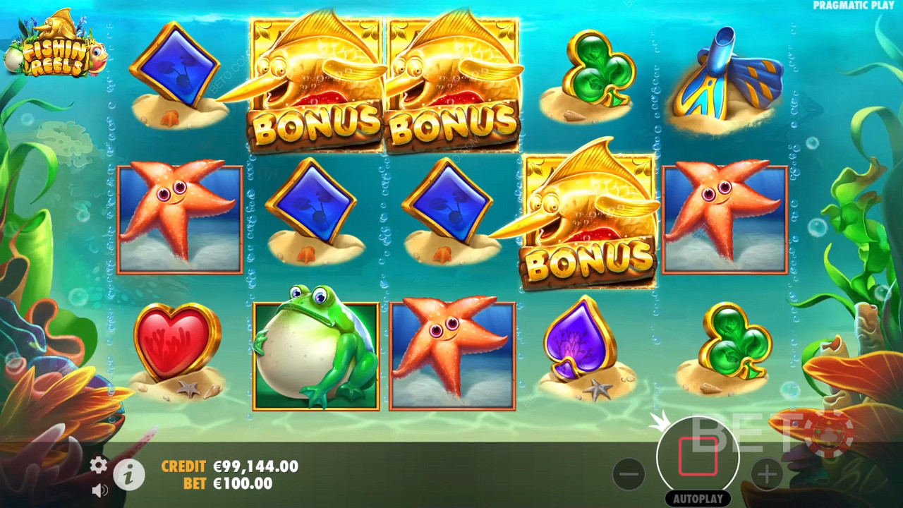 รีวิว Fishin Reels โดย BETO Slots
