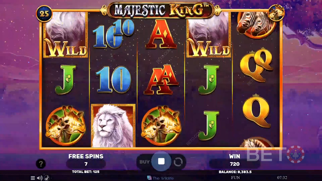 รีวิว Majestic King โดย BETO Slots