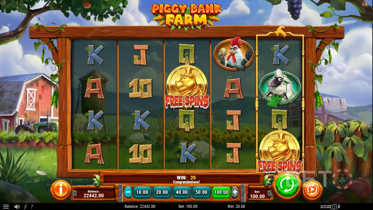 Piggy Bank Farm เล่นฟรี