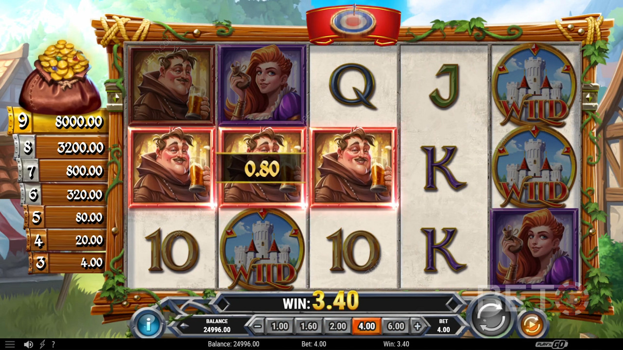 รับรางวัล 6,500x เดิมพันของคุณใน Sherwood Gold Slot!