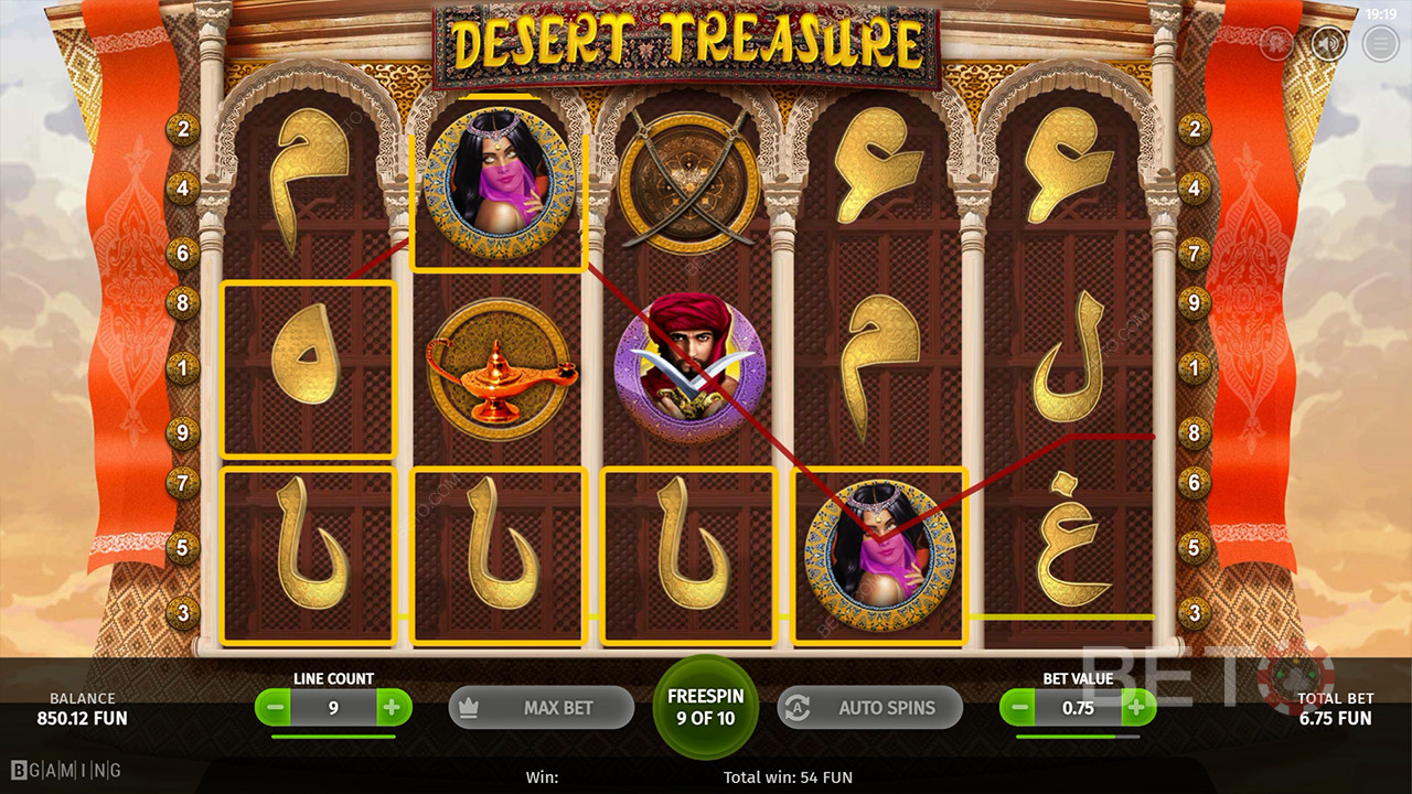 รีวิว Desert Treasure โดย BETO Slots