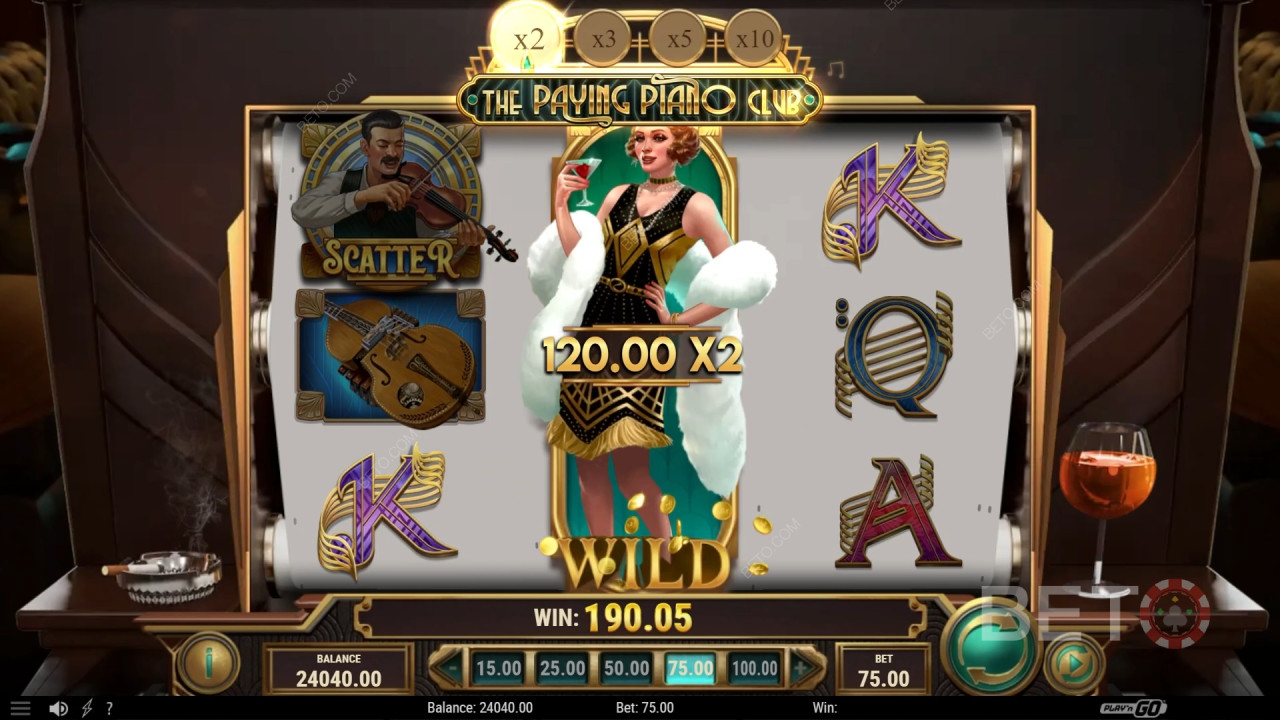 รีวิว The Paying Piano Club โดย BETO Slots