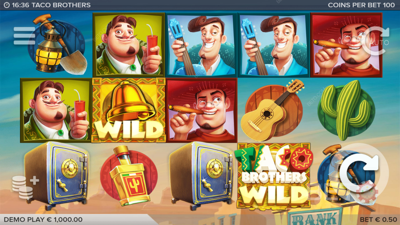 รีวิว Taco Brothers โดย BETO Slots