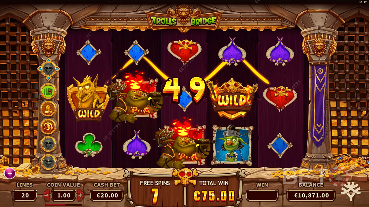 รีวิว Trolls Bridge โดย BETO Slots