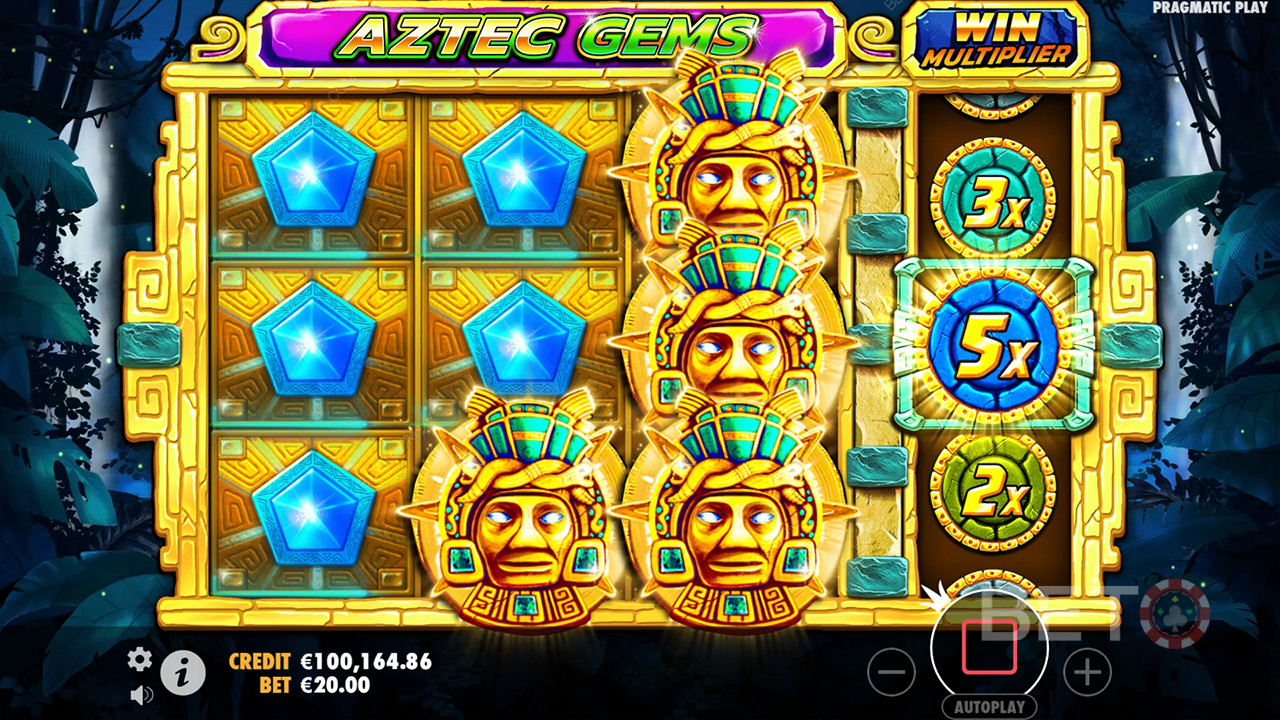 รีวิว Aztec Gems โดย BETO Slots