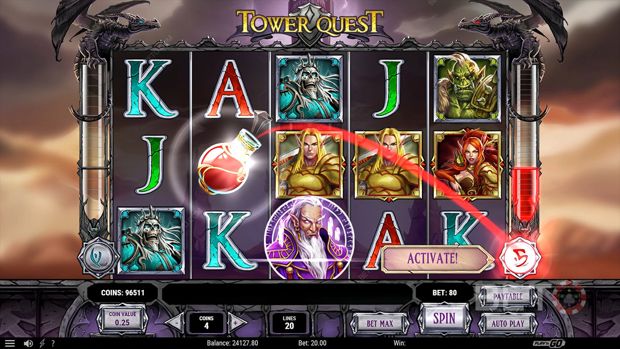 รีวิว Tower Quest โดย BETO Slots
