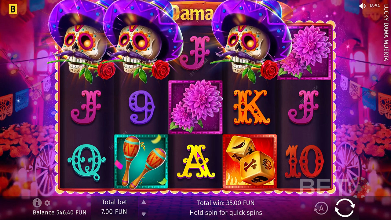 Lucky Dama Muerta เล่นฟรี