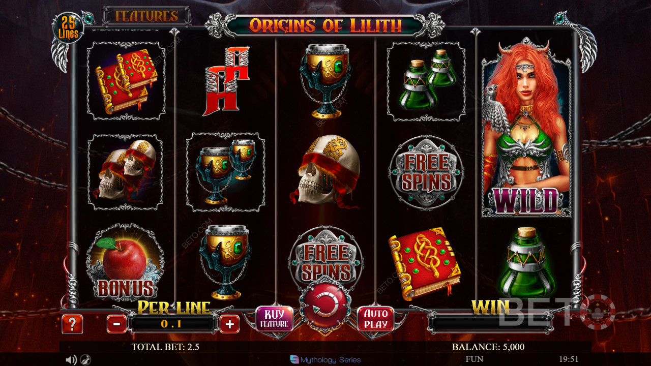 รีวิว Origins Of Lilith โดย BETO Slots