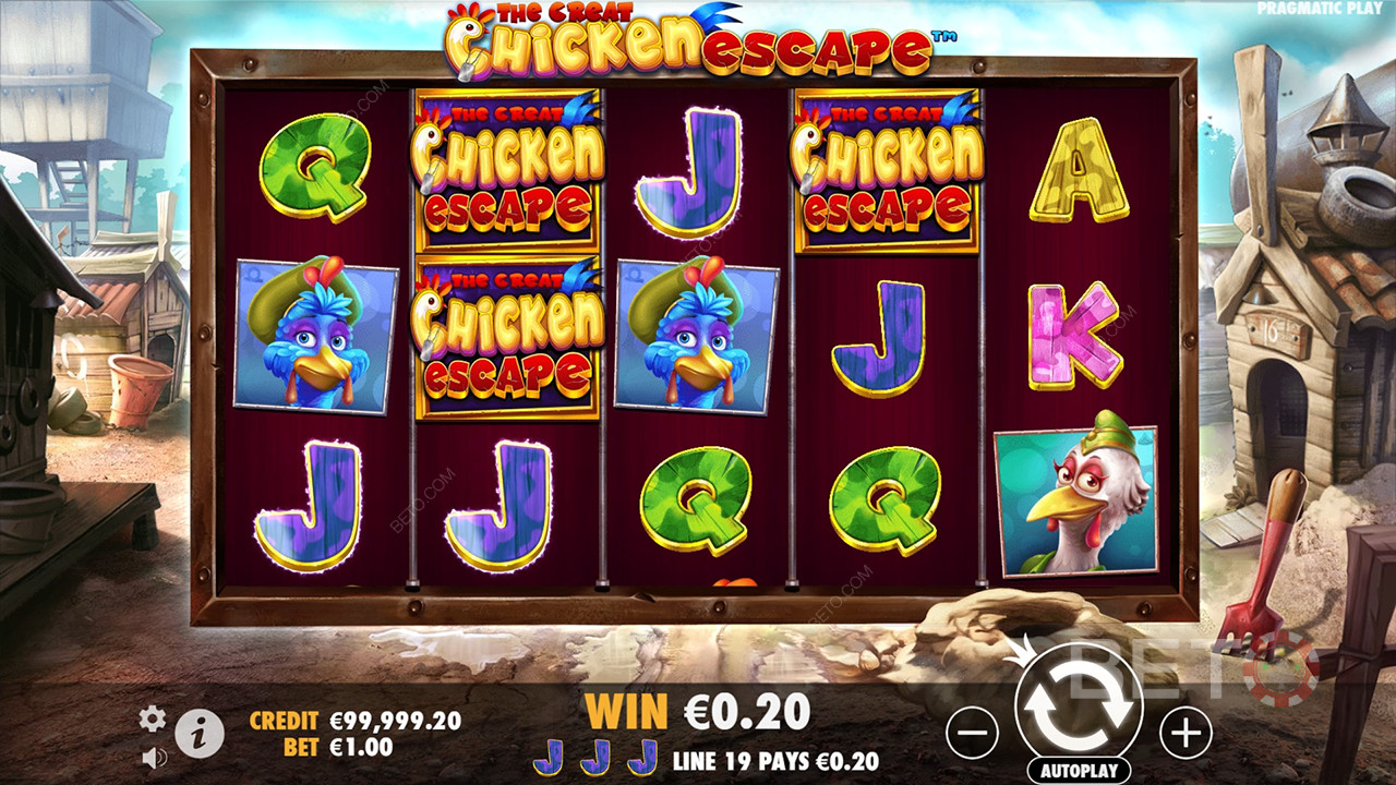 วิธีเล่น The Great Chicken Escape ของ Pragmatic Play