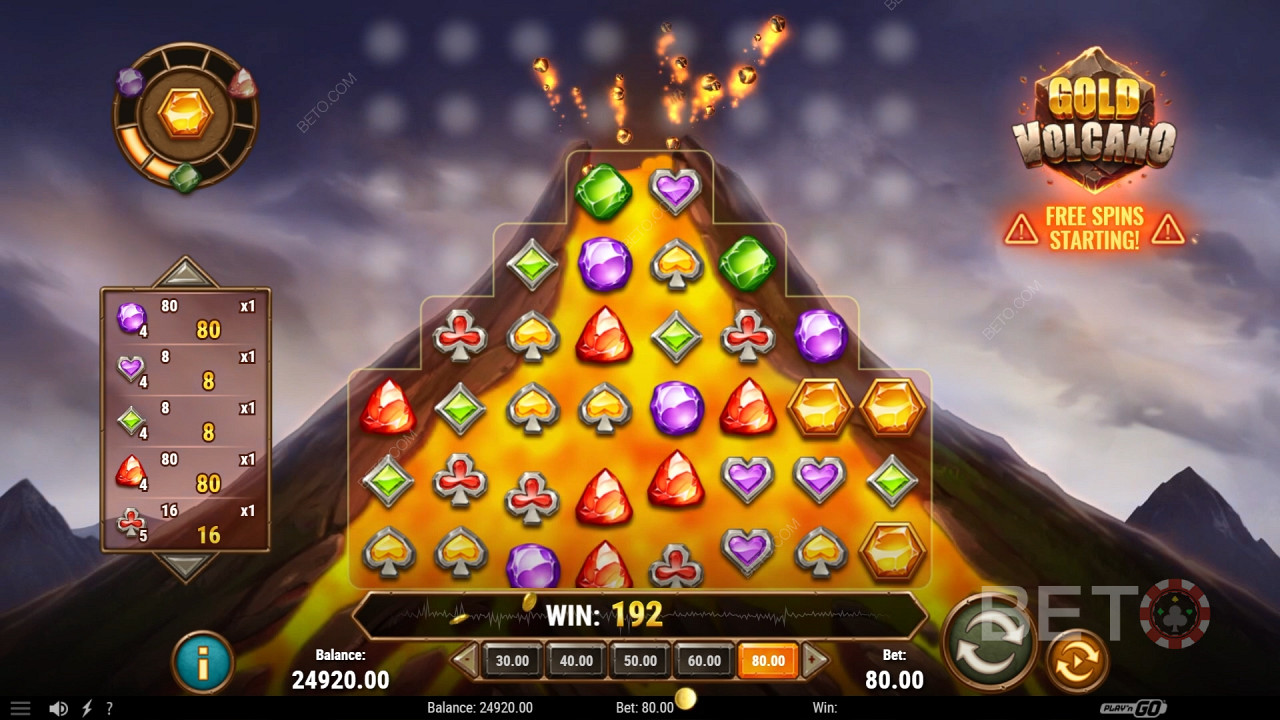 Gold Volcano เล่นฟรี