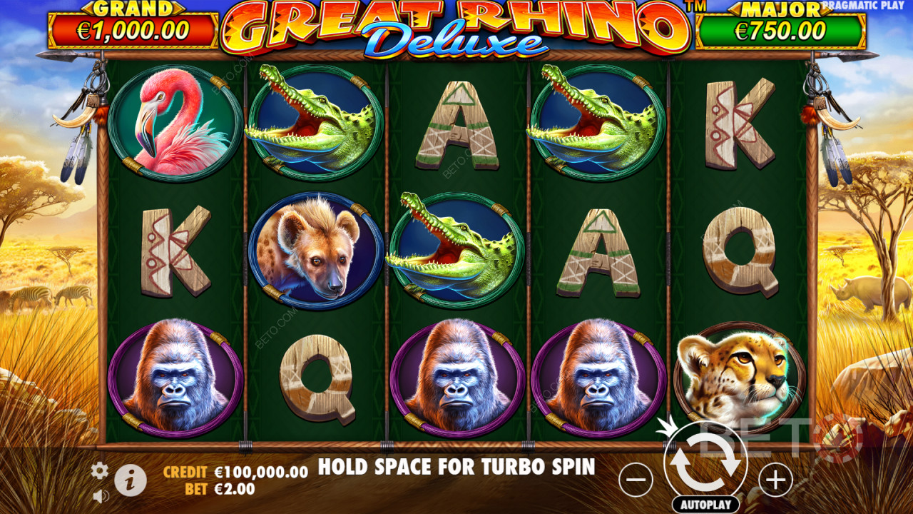 วิธีเล่น Great Rhino Deluxe ของ Pragmatic Play