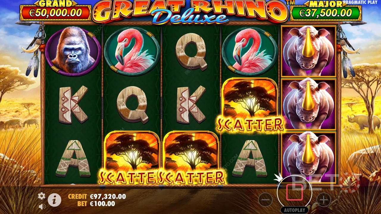 Great Rhino Deluxe เล่นฟรี