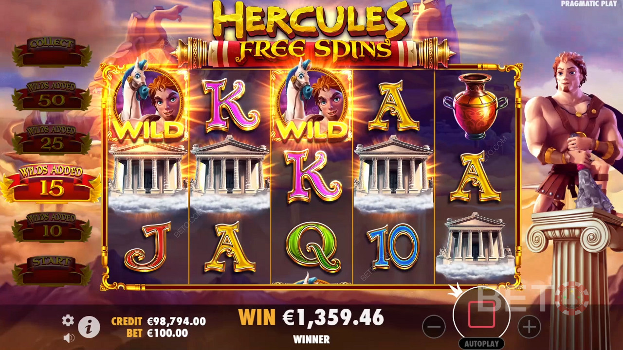รีวิว Hercules และ Pegasus โดย BETO Slots
