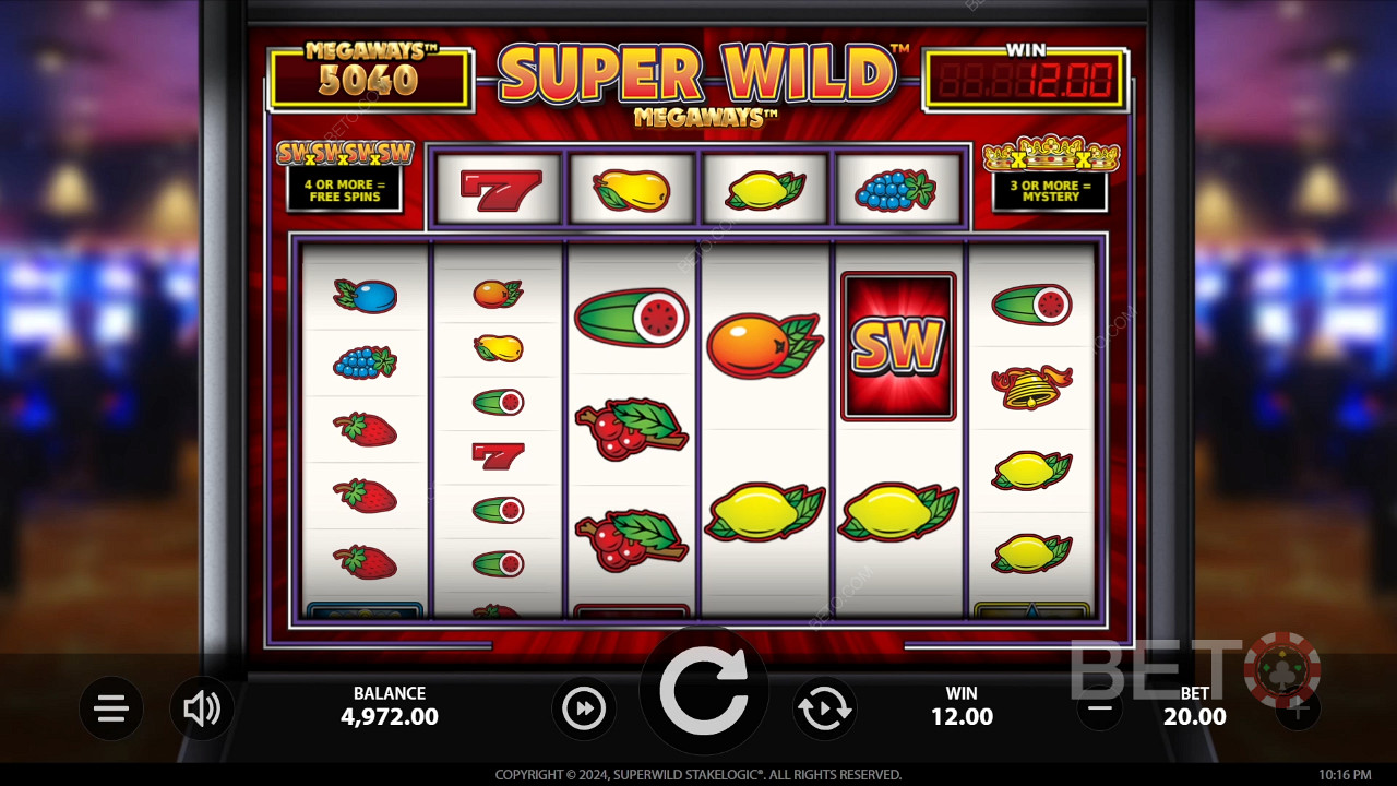 Super Wild Megaways เล่นฟรี