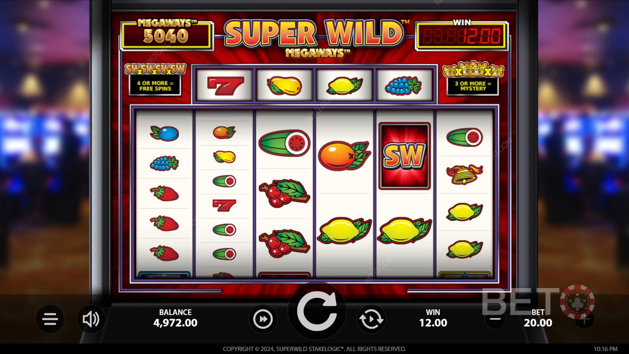 รีวิว Super Wild Megaways โดย BETO Slots