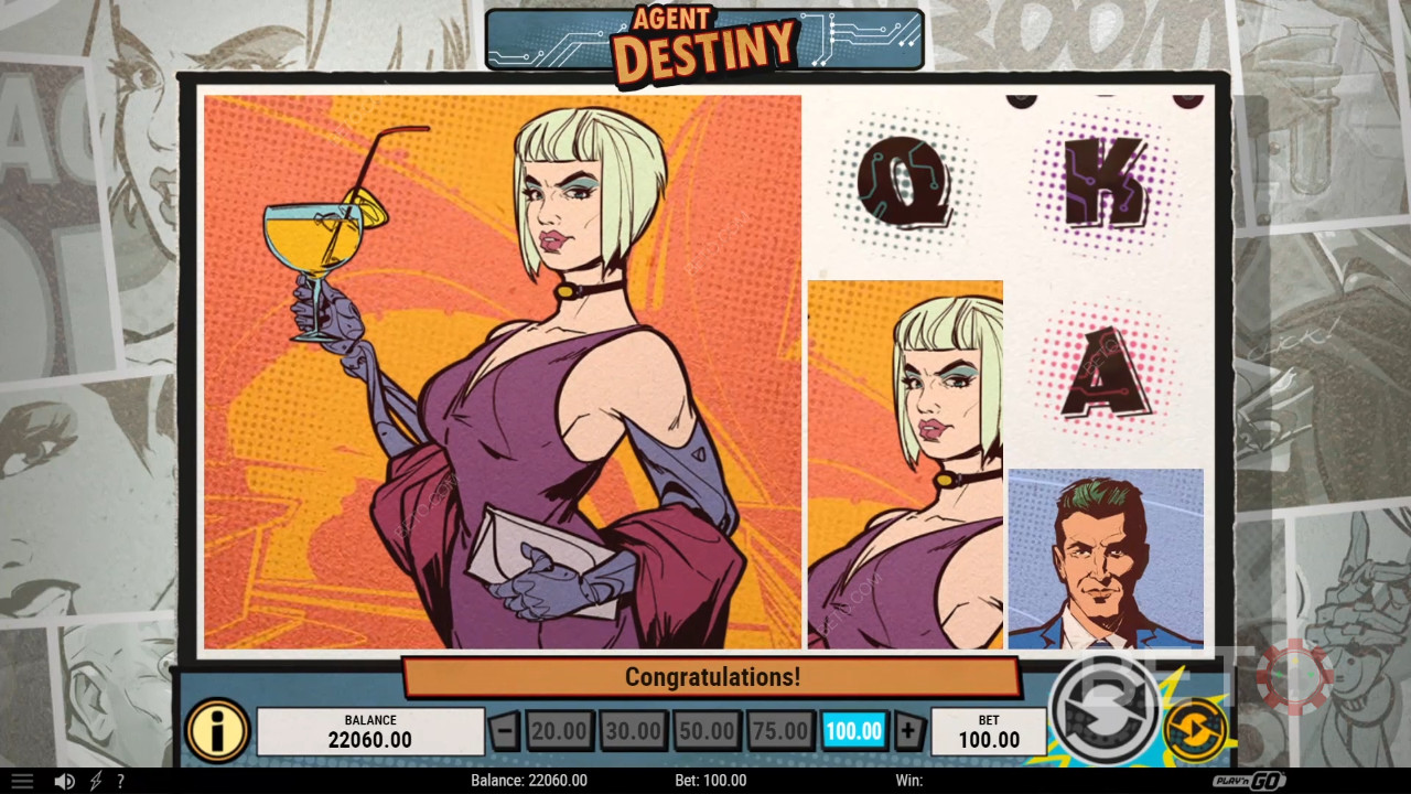 รีวิว Agent Destiny โดย BETO Slots