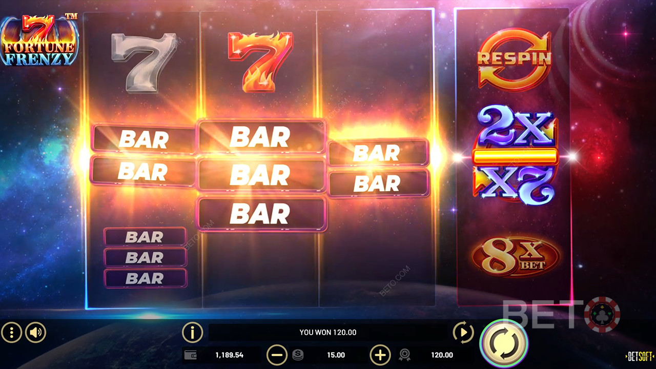 รีวิว 7 Fortune Frenzy โดย BETO Slots