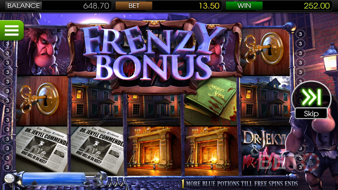 รีวิว Dr. Jekyll & Mr. Hyde โดย BETO Slots