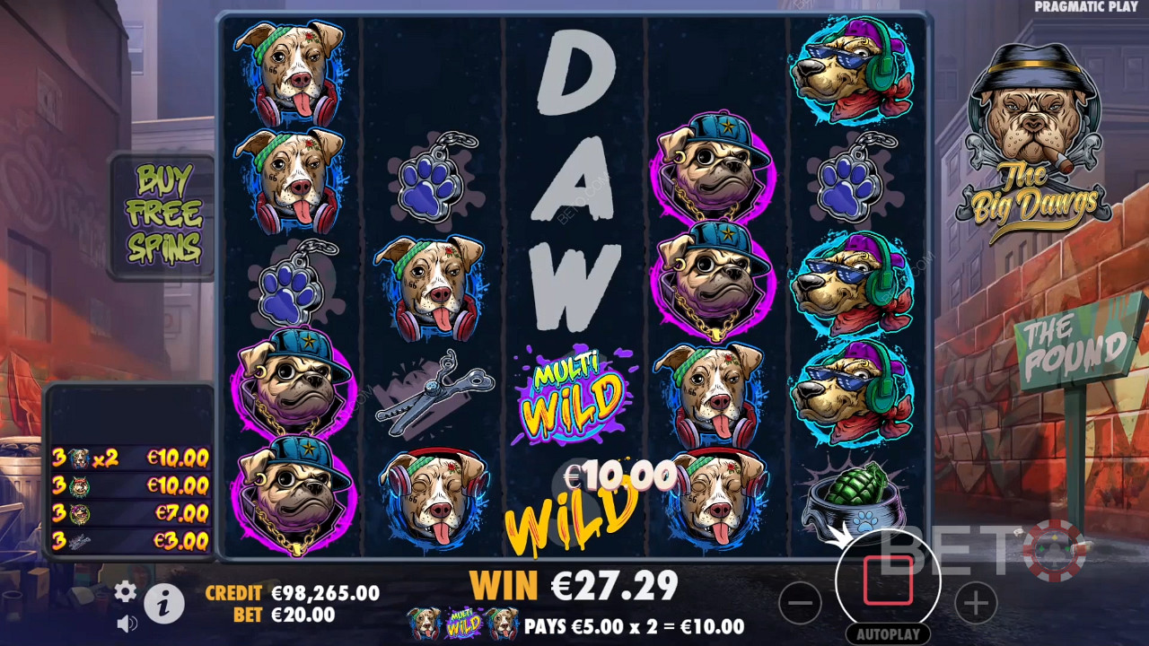 รีวิว The Big Dawgs โดย BETO Slots