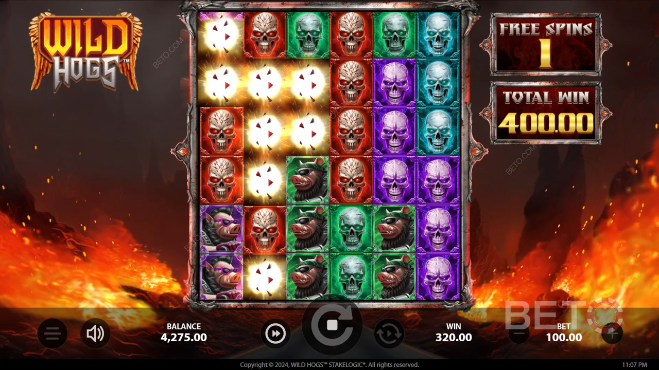 รีวิว Wild Hogs โดย BETO Slots