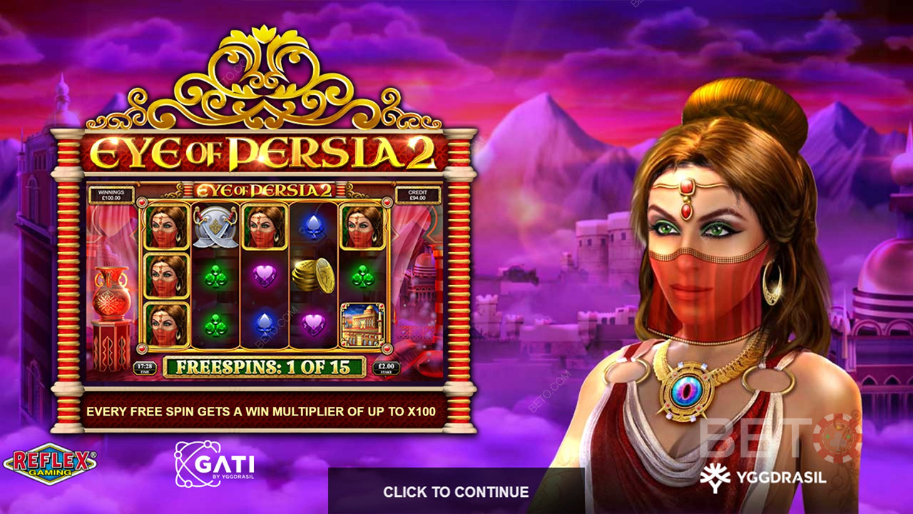 รีวิว Eye of Persia 2 โดย BETO Slots