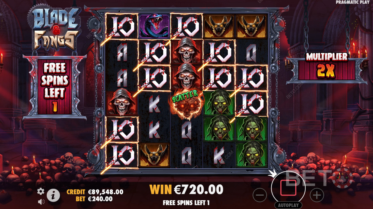 รีวิว Blade & Fangs โดย BETO Slots